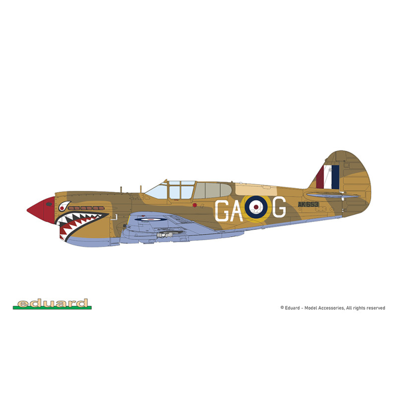 P-40E Warhawk, 4 versions - EDUARD 84207 - 1/48