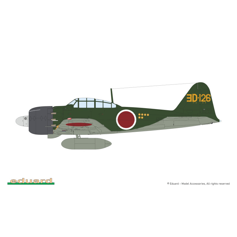 A6M5 Zero type 52a, 5 versions - EDUARD 82216 - 1/48