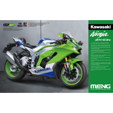 Kawazaki, Ninja ZX-10R - MENG MT-007 - 1/9