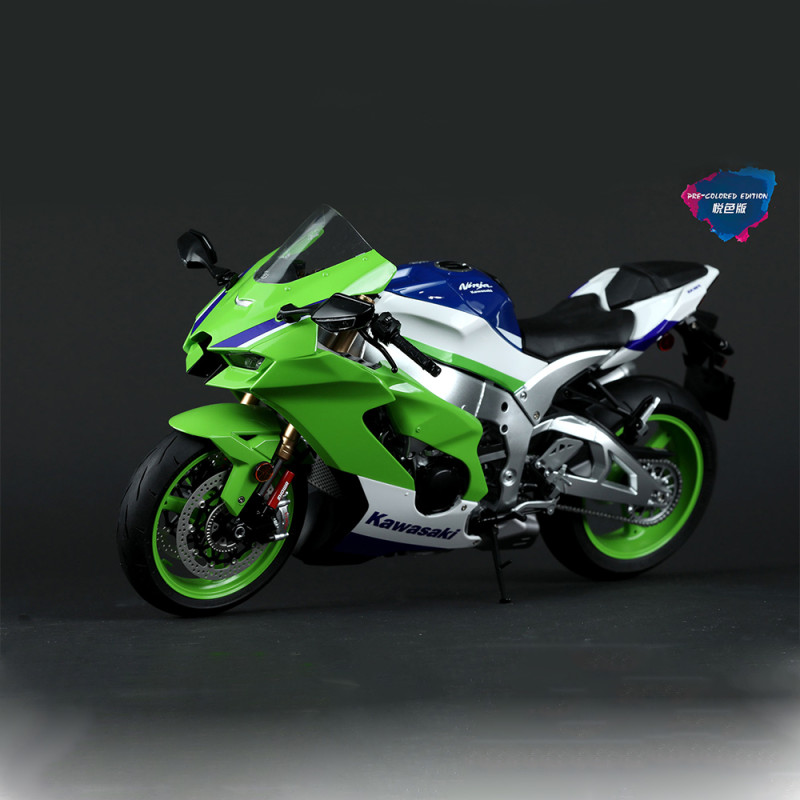 Kawazaki, Ninja ZX-10R, Édition pré-coloré - MENG MT-007s - 1/9