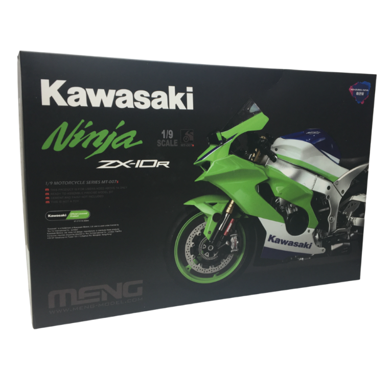 Kawazaki, Ninja ZX-10R, Édition pré-coloré - MENG MT-007s - 1/9