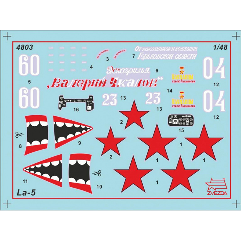 Chasseur soviétique, Lavochkin La-5 - ZVEZDA 4803 - 1/48