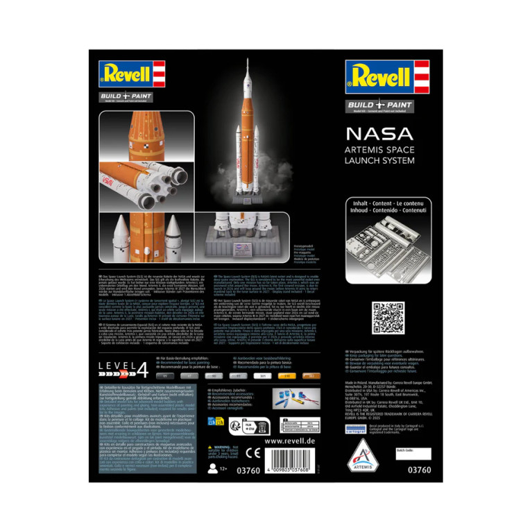 Système de lancement spatial Artemis, (SLS) de la NASA - REVELL 03760 - 1/144