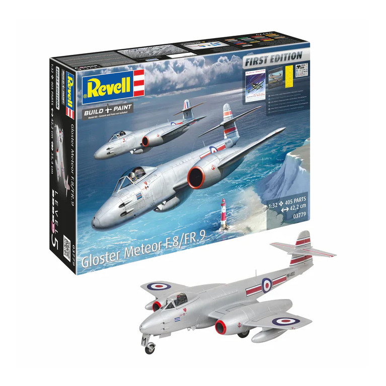 Gloster Meteor F.8/FR.9, 1ère édition - REVELL 03779 - 1/32