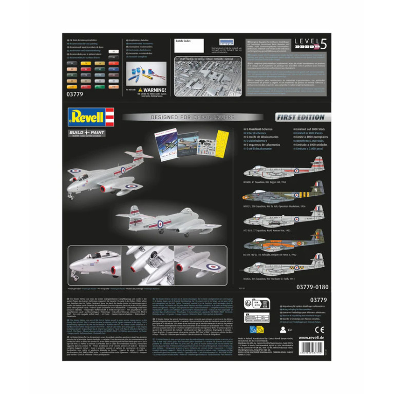 Gloster Meteor F.8/FR.9, 1ère édition - REVELL 03779 - 1/32