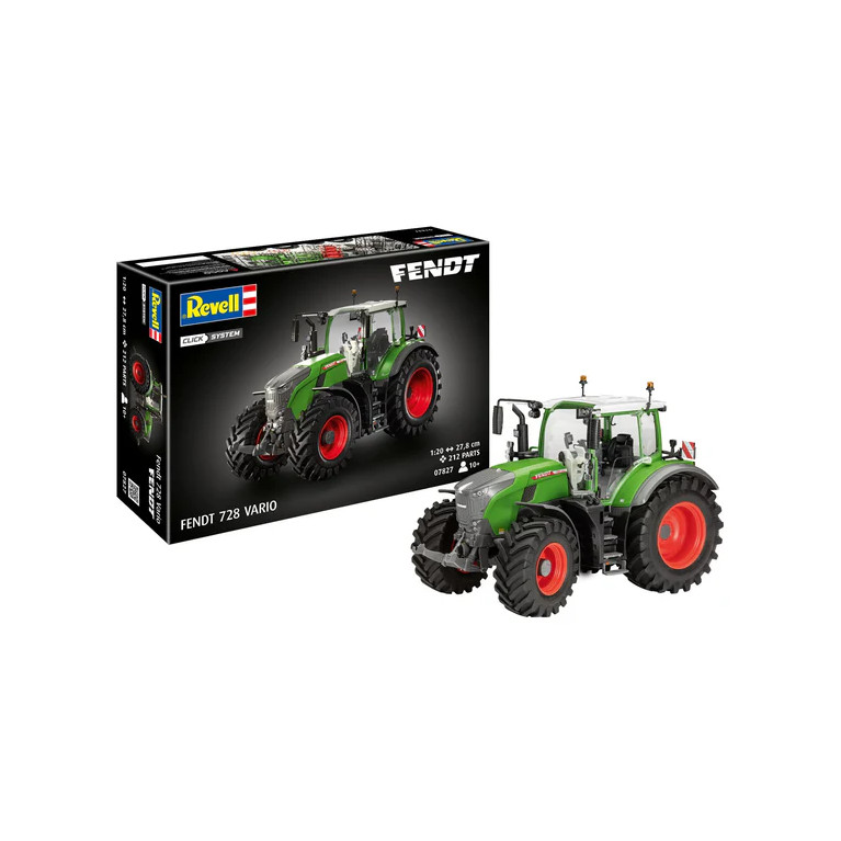 Fendt 728 Vario, Tractor, Click system - REVELL 07827 - 1/20