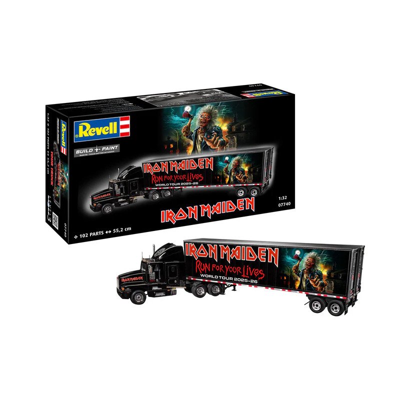 Camion de tournée, Iron Maiden - REVELL 07740 - 1/32