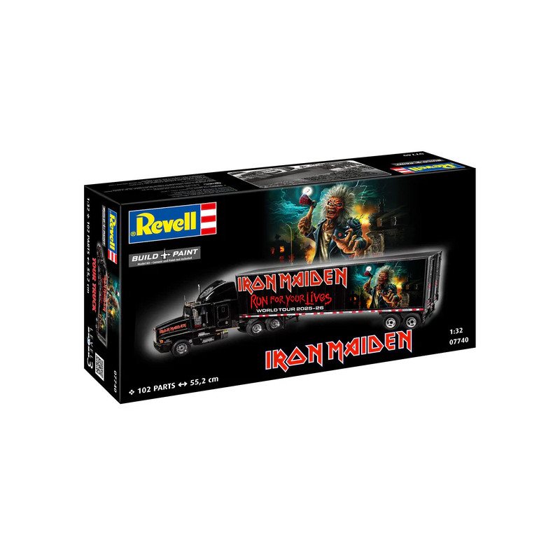 Camion de tournée, Iron Maiden - REVELL 07740 - 1/32