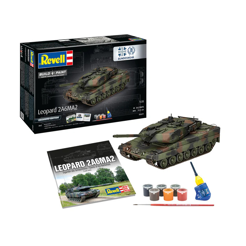 70 ans Bundeswehr, Léopard 2A6MA2, édition exclusive - REVELL 05631 - 1/35