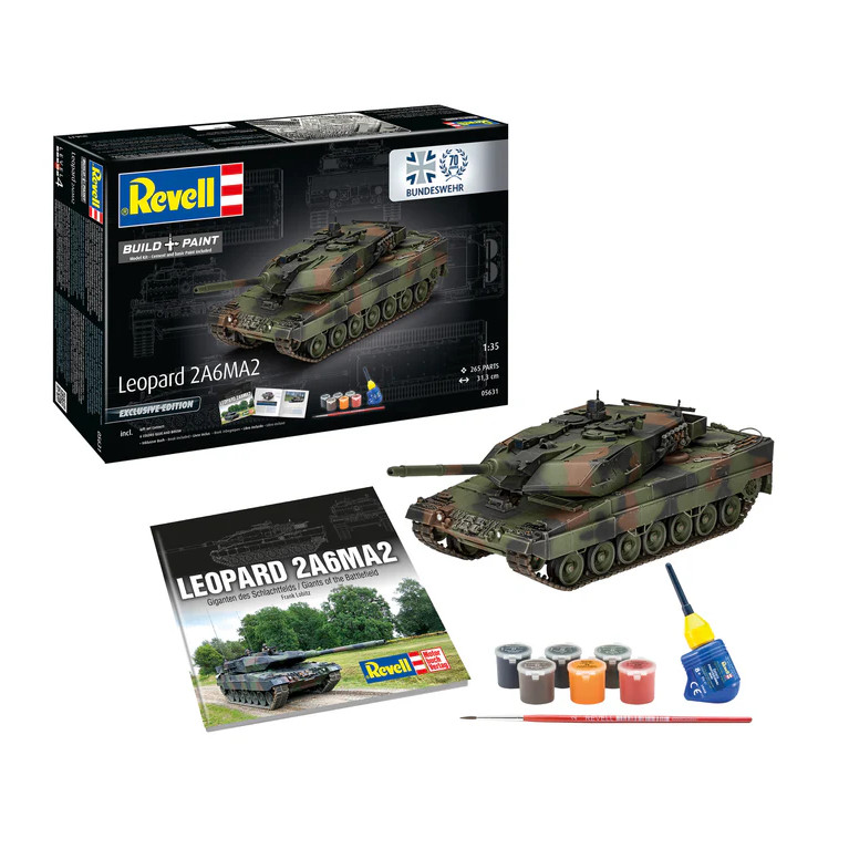 70 ans Bundeswehr, Léopard 2A6MA2, édition exclusive - REVELL 05631 - 1/35