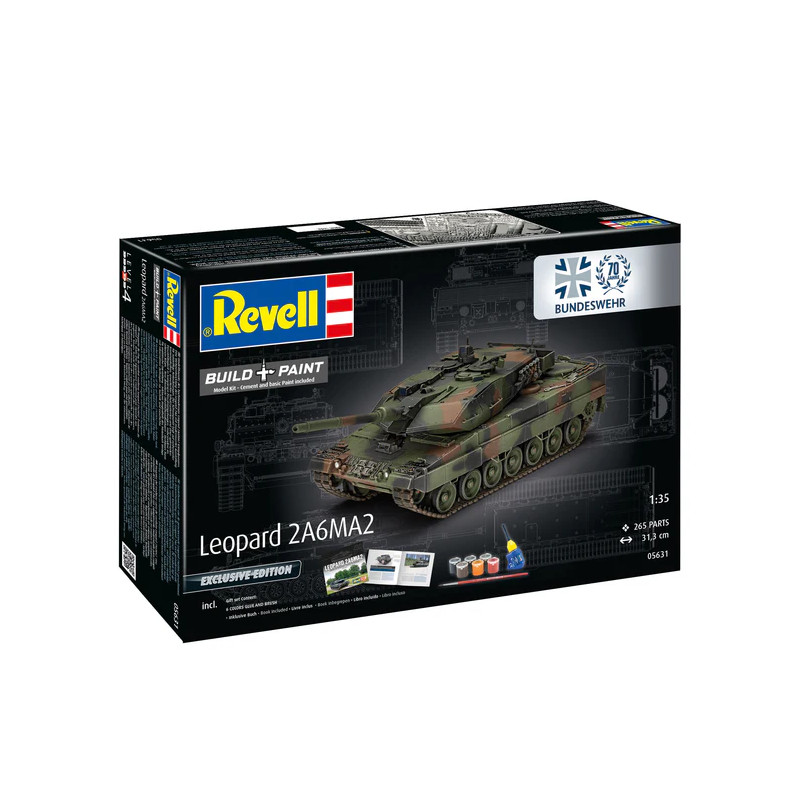 70 ans Bundeswehr, Léopard 2A6MA2, édition exclusive - REVELL 05631 - 1/35