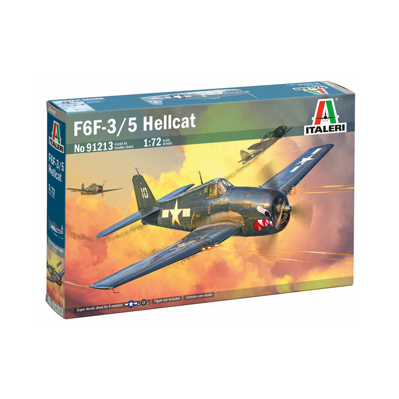 F6f-3/5 Hellcat, 6 versions - ITALERI 91213 - 1/72