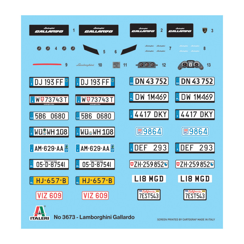 Lamborghini Gallardo - ITALERI 3673 - 1/24