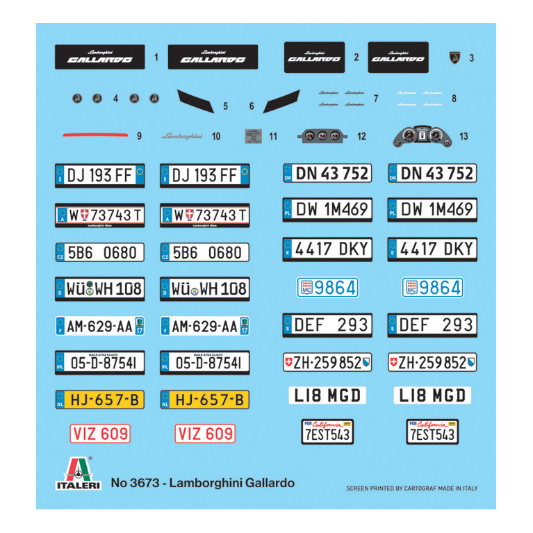 Lamborghini Gallardo - ITALERI 3673 - 1/24