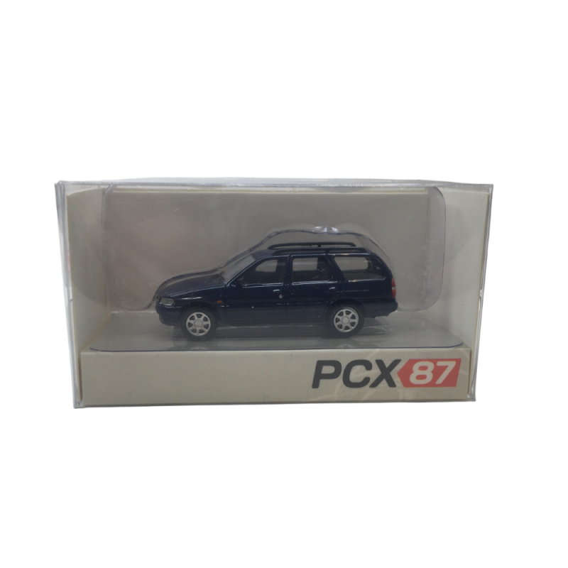 Ford Escort, MK VII, bleu foncé, 1995 - PCX 870652 - HO 1/87