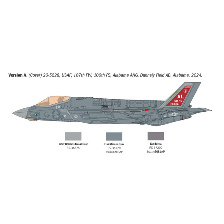 F-35 A Lightning II, CTOL Version - ITALERI 2836 - 1/48