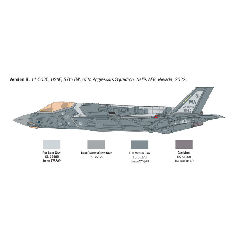 F-35 A Lightning II, CTOL Version - ITALERI 2836 - 1/48