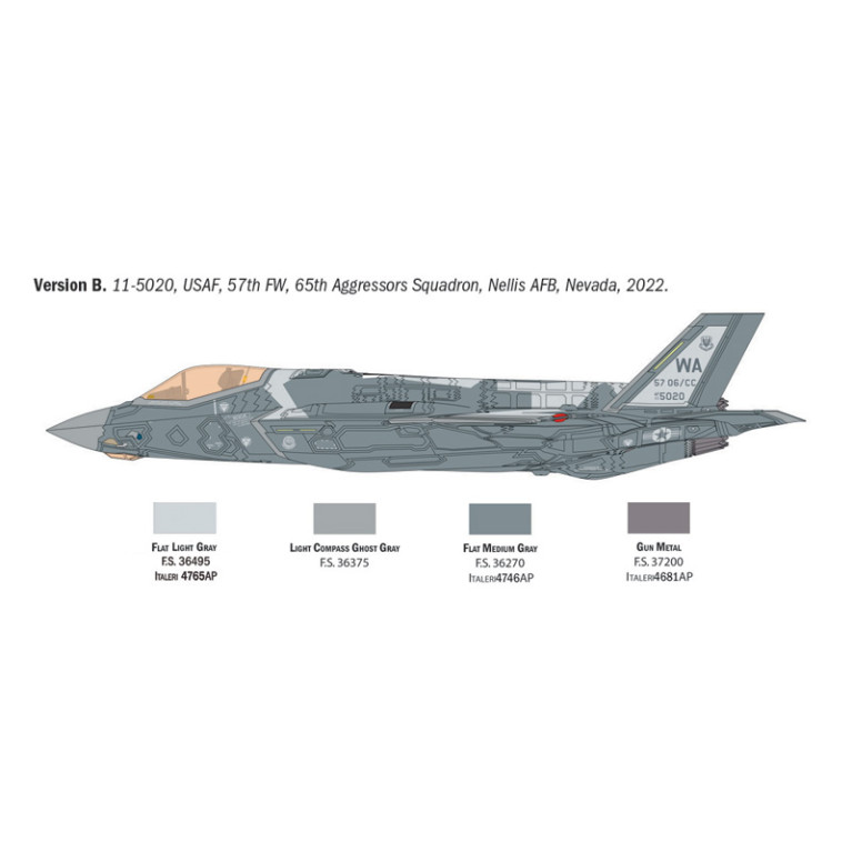 F-35 A Lightning II, CTOL Version - ITALERI 2836 - 1/48