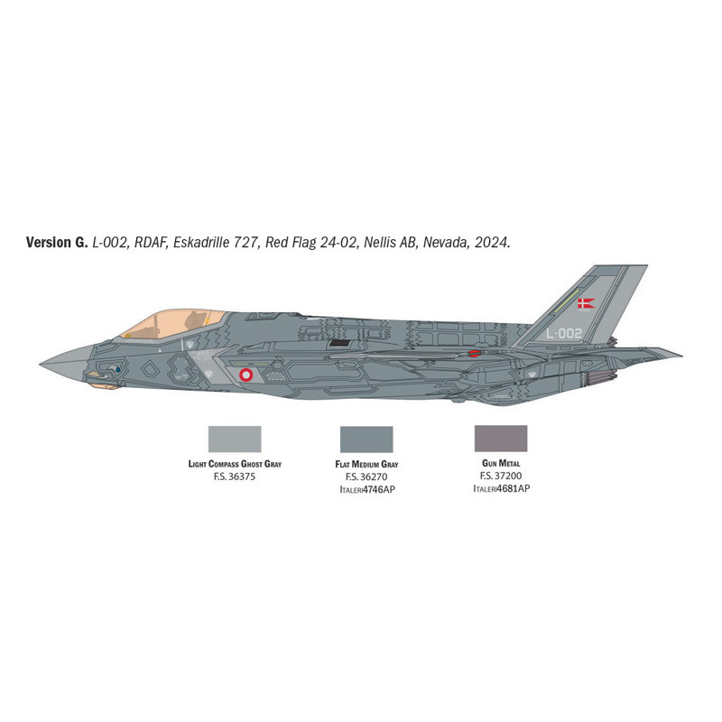 F-35 A Lightning II, CTOL Version - ITALERI 2836 - 1/48