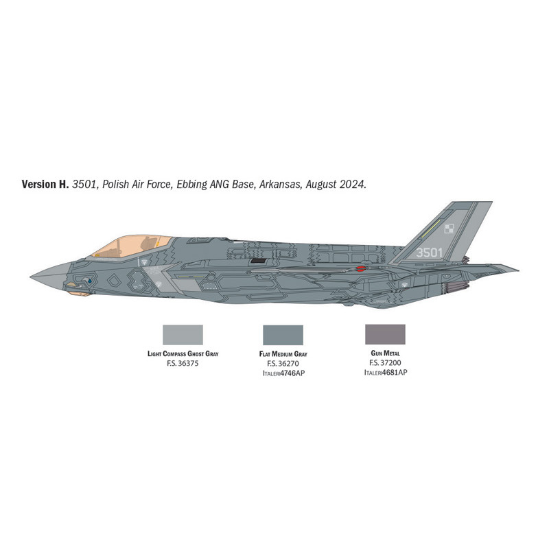 F-35 A Lightning II, CTOL Version - ITALERI 2836 - 1/48