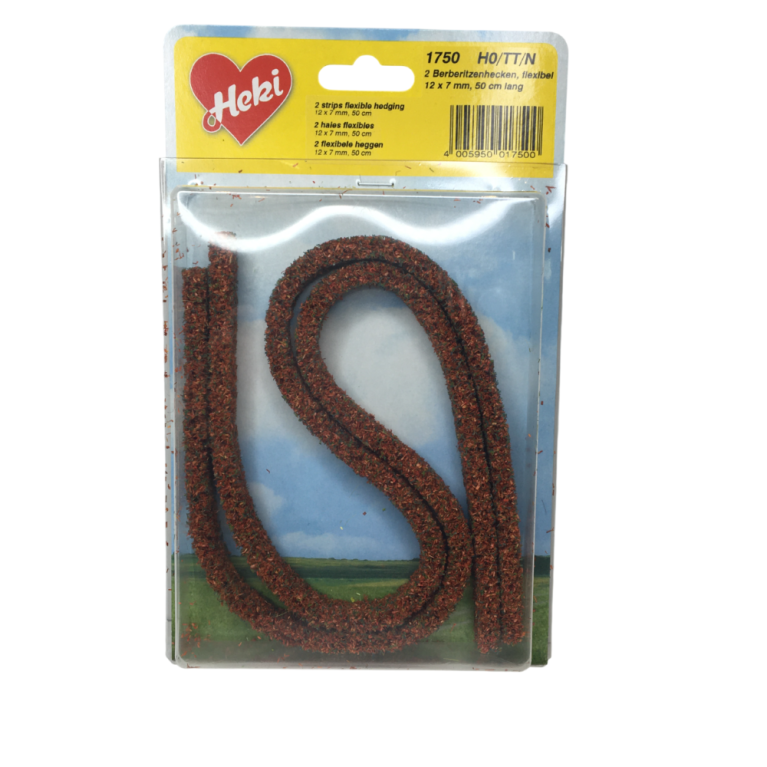 2 haies d'épine-vinette, 12x7mm, 50cm  - HEKI 1750 - HO, TT, N, Z