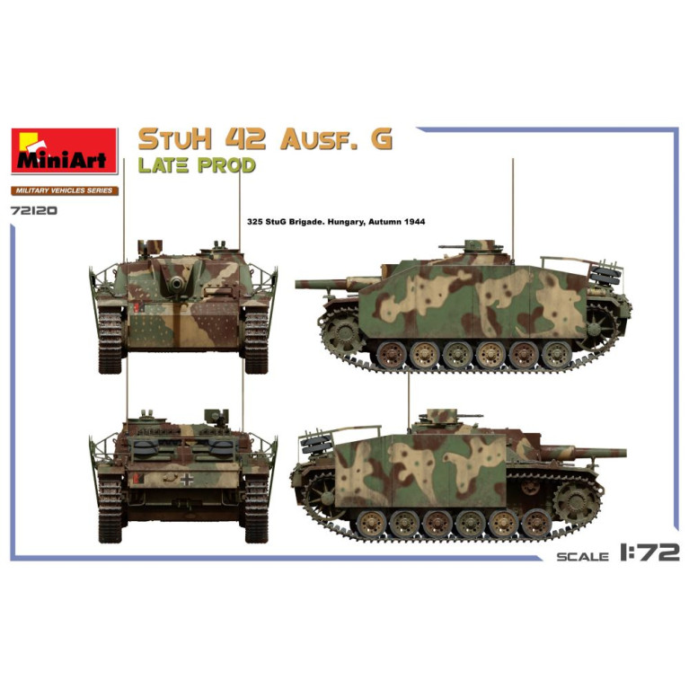 StuH 42 Ausf. G, fin de prod - MiniArt 72120 - 1/72