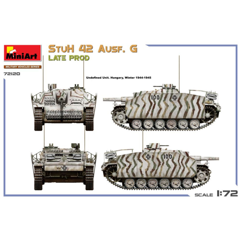 StuH 42 Ausf. G, fin de prod - MiniArt 72120 - 1/72