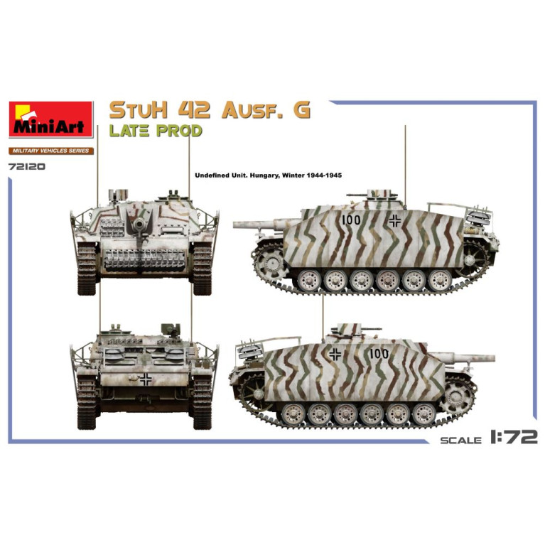 StuH 42 Ausf. G, fin de prod - MiniArt 72120 - 1/72