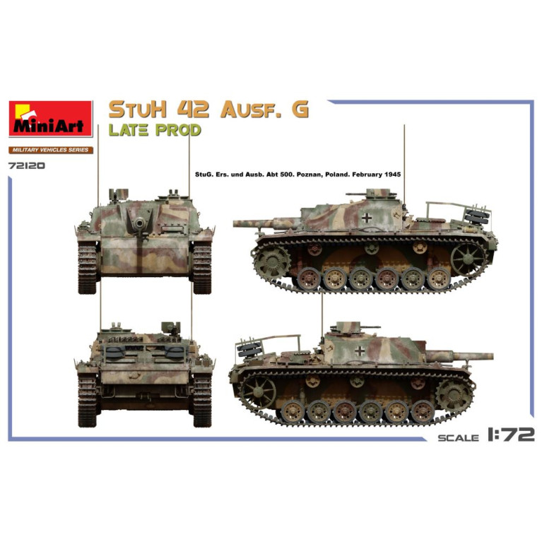 StuH 42 Ausf. G, fin de prod - MiniArt 72120 - 1/72