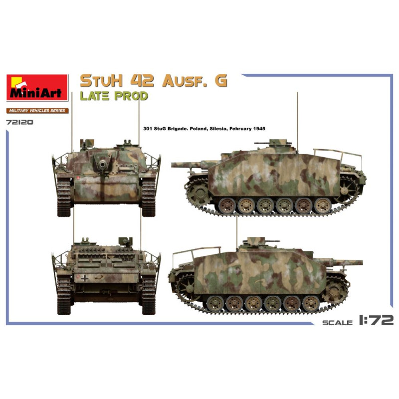 StuH 42 Ausf. G, fin de prod - MiniArt 72120 - 1/72