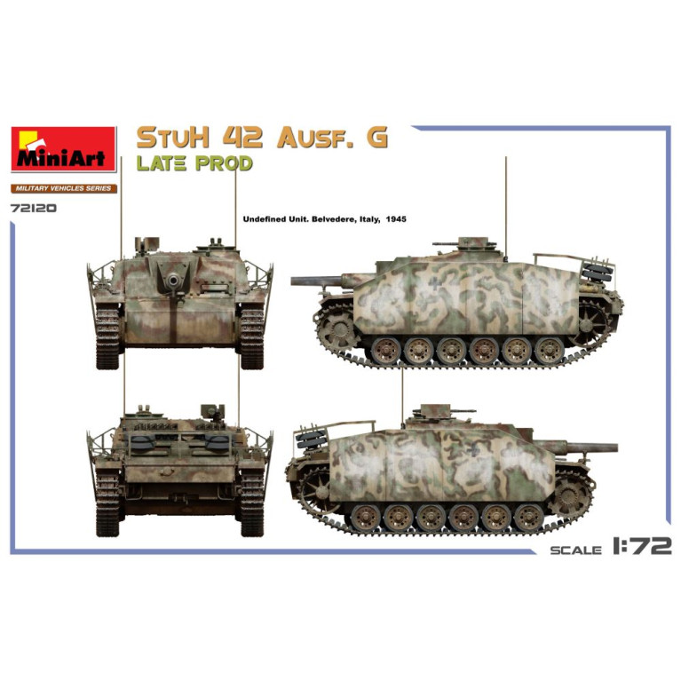 StuH 42 Ausf. G, fin de prod - MiniArt 72120 - 1/72