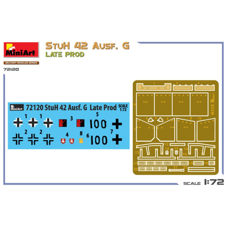 StuH 42 Ausf. G, fin de prod - MiniArt 72120 - 1/72