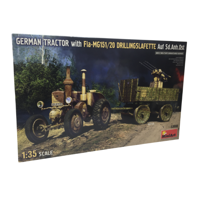 Tracteur allemand, Fla-MG151/20, Drillingslafette Auf Sd.Anh.Ost - MiniArt 530008 - 1/35