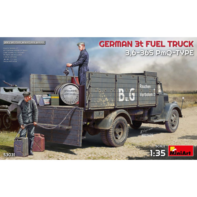 Camion citerne allemand, 3t 3.6-36S type PmQ - MiniArt 53031 - 1/35