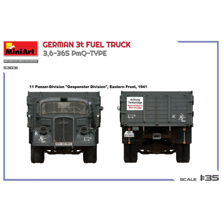 Camion citerne allemand, 3t 3.6-36S type PmQ - MiniArt 53031 - 1/35