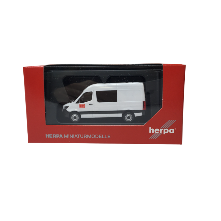 Mercedes Benz, Sprinter '18 demi-bus à toit surélevé, DB Deutsche Bahn - HERPA 098724 - HO 1/87