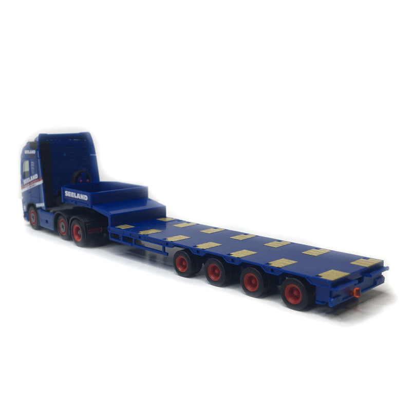 Camion semi-remorque surbaissée, Volvo FH GL 2020, 6x2 Seeland - HERPA 319805 - HO 1/87