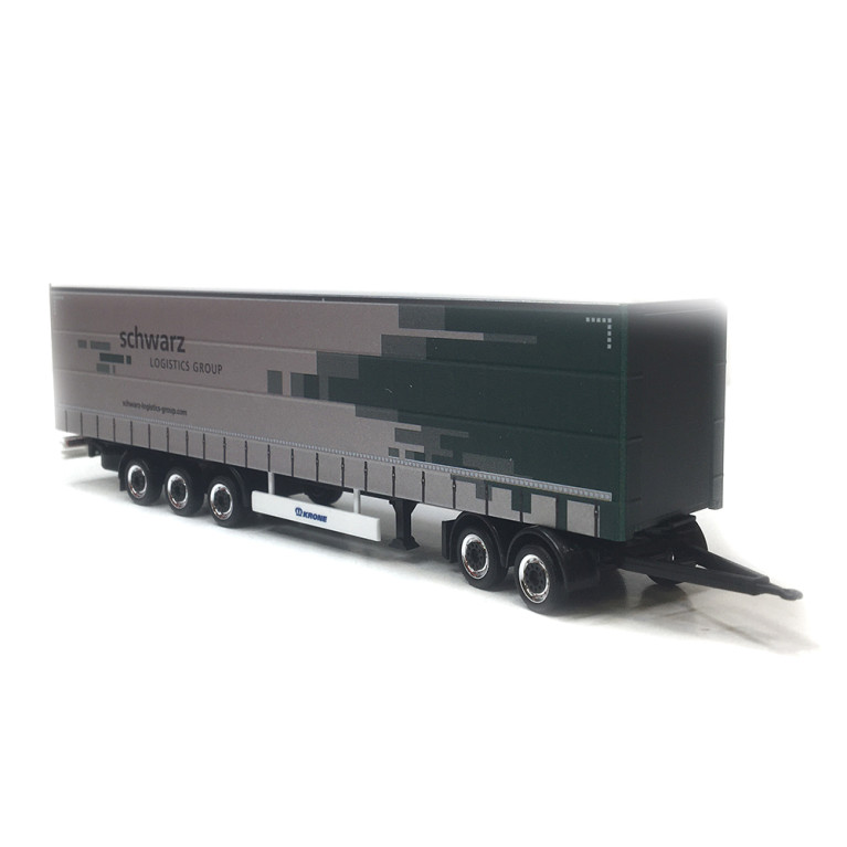 Camion semi-remorque, à rideaux coulissants, Iveco S-way, Spedition Schwartz - HERPA 319607 - HO 1/87