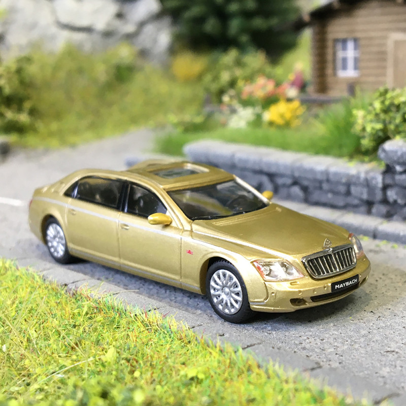 MicroCity, Maybach 62S, limousine, gold - HERPA 87MC000024 - HO 1/87