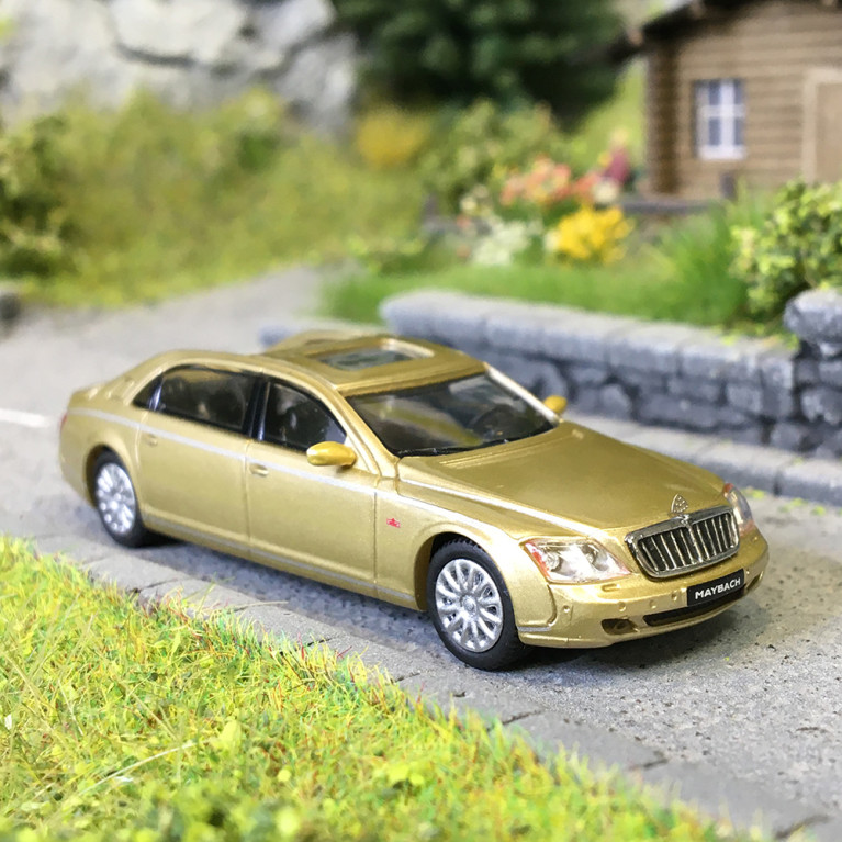 MicroCity, Maybach 62S, limousine, gold - HERPA 87MC000024 - HO 1/87
