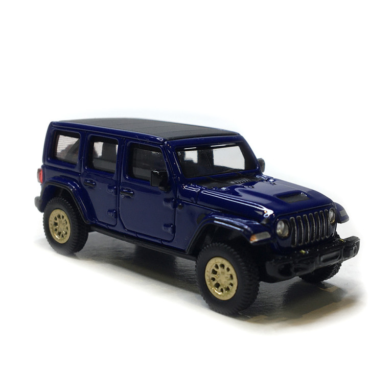 MicroCity, Jeep Wrangler, bleu, 2017 - HERPA 87MC000013 - HO 1/87