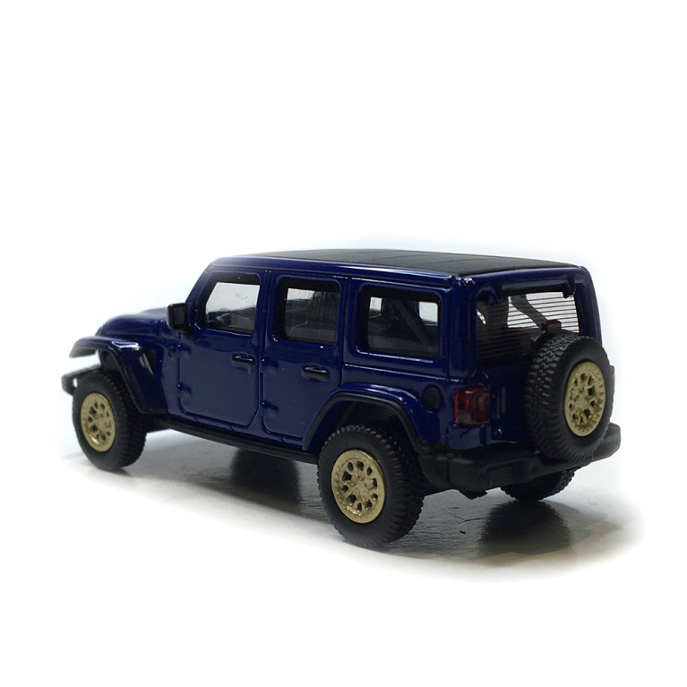MicroCity, Jeep Wrangler, bleu, 2017 - HERPA 87MC000013 - HO 1/87