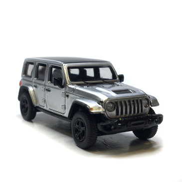 MicroCity, Jeep Wrangler, silver, 2017 - HERPA 87MC000027 - HO 1/87