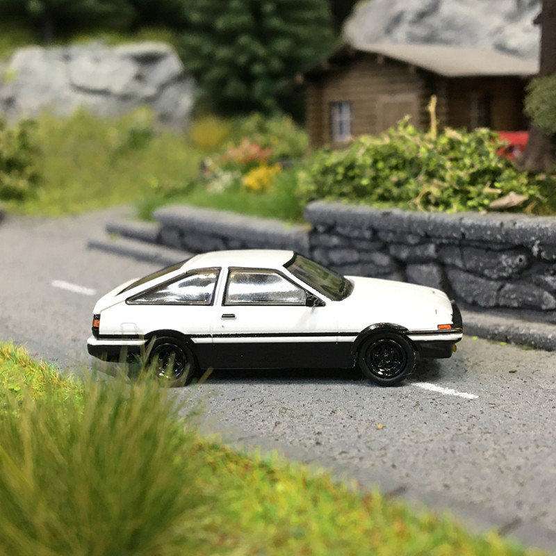 MicroCity, Toyota Corolla AE86, blanc  - HERPA 87MC000041 - HO 1/87
