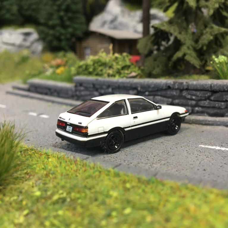MicroCity, Toyota Corolla AE86, blanc  - HERPA 87MC000041 - HO 1/87