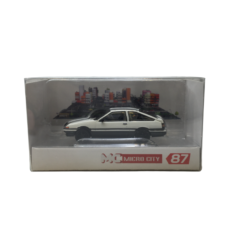 MicroCity, Toyota Corolla AE86, blanc  - HERPA 87MC000041 - HO 1/87