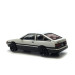 MicroCity, Toyota Corolla AE86, blanc  - HERPA 87MC000041 - HO 1/87