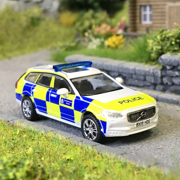 MicroCity, Volvo V90, police, 2017  - HERPA 87MC000022 - HO 1/87