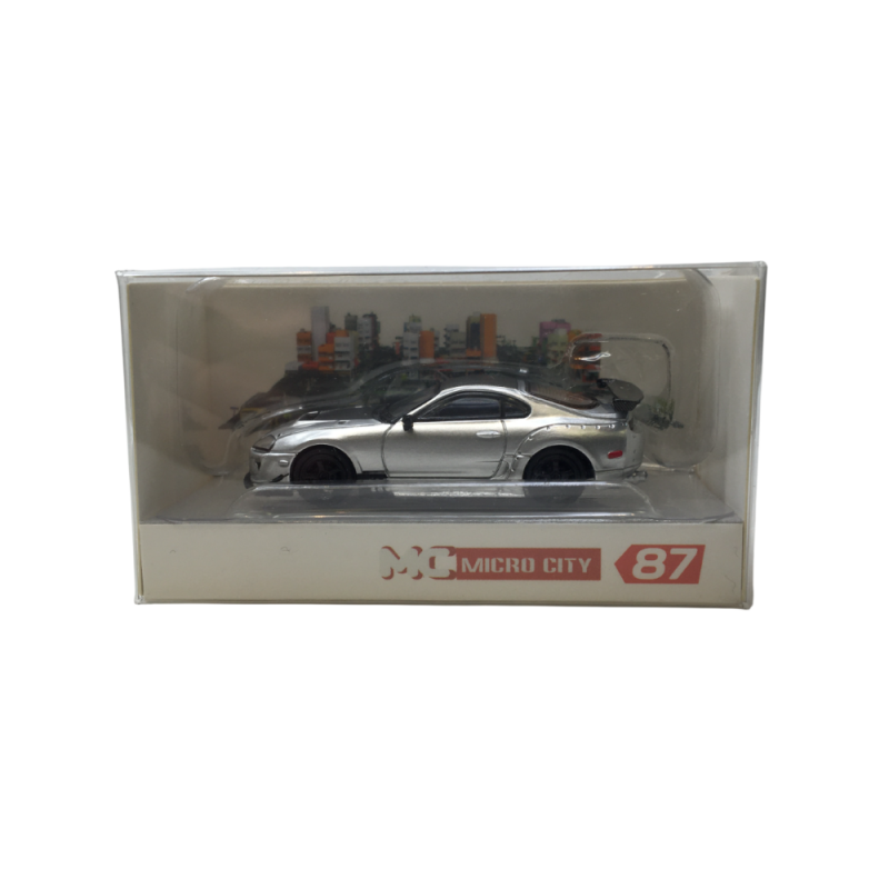 MicroCity, Toyota Supra, silver, 1993-2002  - HERPA 87MC000017 - HO 1/87