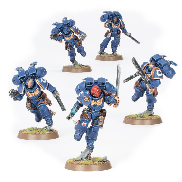 Warhammer 40 000, Space marines, Intercessors d'Assaut à réacteurs dorsaux - WARHAMMER 48-13